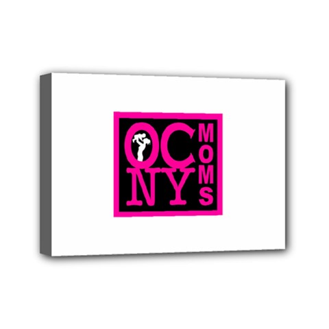 OCNYMOMS LOGO Mini Canvas 7  x 5  from ArtsNow.com