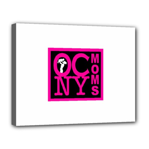 OCNYMOMS LOGO Canvas 14  x 11  from ArtsNow.com