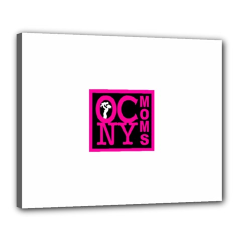 OCNYMOMS LOGO Canvas 20  x 16  from ArtsNow.com