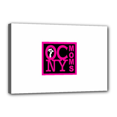 OCNYMOMS LOGO Canvas 18  x 12  from ArtsNow.com