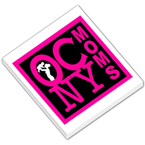 OCNYMOMS LOGO Small Memo Pads from ArtsNow.com