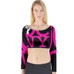 OCNYMOMS LOGO Long Sleeve Crop Top