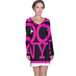 OCNYMOMS LOGO Long Sleeve Nightdresses