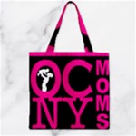 OCNYMOMS LOGO Zipper Grocery Tote Bags