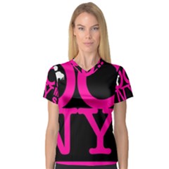 V-Neck Sport Mesh T-Shirt 