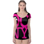 OCNYMOMS LOGO Short Sleeve Leotard