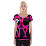 OCNYMOMS LOGO Women s Cap Sleeve Top
