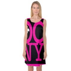 Sleeveless Satin Nightdress 