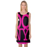 OCNYMOMS LOGO Sleeveless Satin Nightdresses