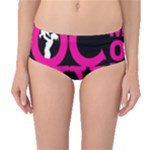 OCNYMOMS LOGO Mid-Waist Bikini Bottoms