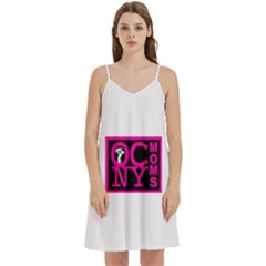 Mini Camis Dress With Pockets 