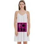 OCNYMOMS LOGO Women s Reversible Sports Bra with Border