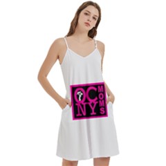 Mini Camis Dress With Pockets 