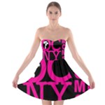 OCNYMOMS LOGO Strapless Bra Top Dress