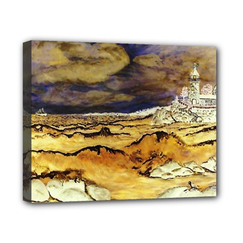 Brenton s Lighthouse Canvas 10  x 8  (Stretched) from ArtsNow.com