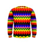 Rainbow Chevron Kid s Sweatshirt