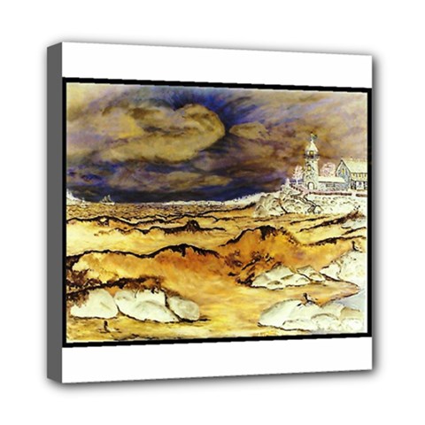 Brenton s Lighthouse Mini Canvas 8  x 8  (Stretched) from ArtsNow.com