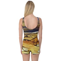 One Piece Boyleg Swimsuit 