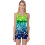 Glitter 4 Women s Boyleg One Piece Swimsuits