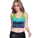 Glitter 4 Racer Back Crop Tops