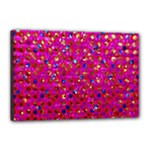 Polka Dot Sparkley Jewels 1 Canvas 18  x 12 