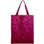 Polka Dot Sparkley Jewels 1 Zipper Classic Tote Bags