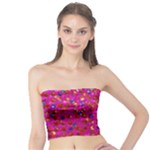 Polka Dot Sparkley Jewels 1 Women s Tube Tops