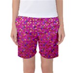 Polka Dot Sparkley Jewels 1 Women s Basketball Shorts