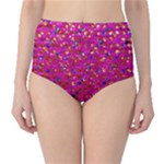 Polka Dot Sparkley Jewels 1 High-Waist Bikini Bottoms