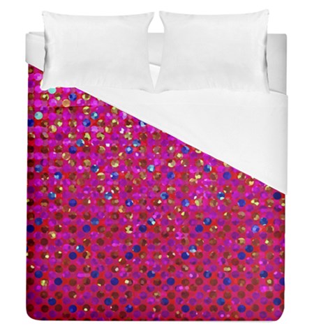 Polka Dot Sparkley Jewels 1 Duvet Cover Single Side (Full/Queen Size) from ArtsNow.com