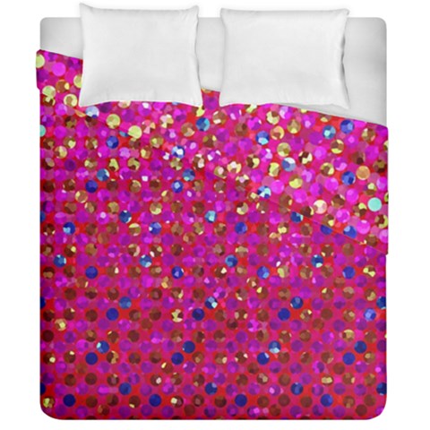 Polka Dot Sparkley Jewels 1 Duvet Cover (Double Size) from ArtsNow.com