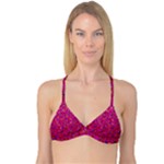 Polka Dot Sparkley Jewels 1 Reversible Tri Bikini Tops