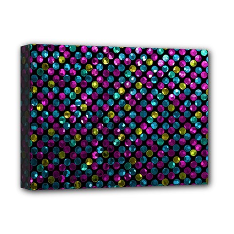 Polka Dot Sparkley Jewels 2 Deluxe Canvas 16  x 12   from ArtsNow.com