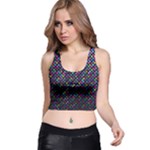 Polka Dot Sparkley Jewels 2 Racer Back Crop Tops