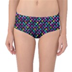 Polka Dot Sparkley Jewels 2 Mid-Waist Bikini Bottoms