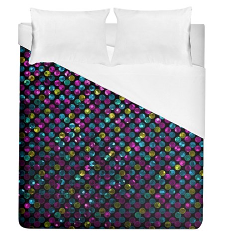 Polka Dot Sparkley Jewels 2 Duvet Cover Single Side (Full/Queen Size) from ArtsNow.com