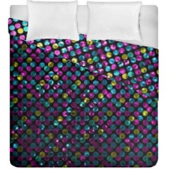 Polka Dot Sparkley Jewels 2 Duvet Cover (King Size) from ArtsNow.com