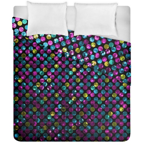 Polka Dot Sparkley Jewels 2 Duvet Cover (Double Size) from ArtsNow.com