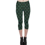 Mermaid Scales Capri Leggings 