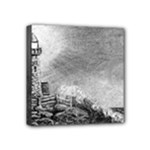 Frank Clark Lighthouse -AveHurley ArtRevu.com- Mini Canvas 4  x 4  (Stretched)