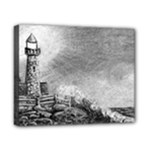 Frank Clark Lighthouse -AveHurley ArtRevu.com- Canvas 10  x 8  (Stretched)