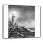 Frank Clark Lighthouse -AveHurley ArtRevu.com- Canvas 24  x 20  (Stretched)