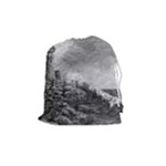 Frank Clark Lighthouse -AveHurley ArtRevu.com- Drawstring Pouch (Medium)