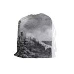Frank Clark Lighthouse -AveHurley ArtRevu.com- Drawstring Pouch (Large)