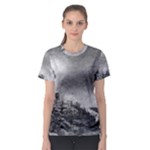 Frank Clark Lighthouse -AveHurley ArtRevu.com- Women s Sport Mesh Tee