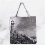 Frank Clark Lighthouse -AveHurley ArtRevu.com- Grocery Tote Bag