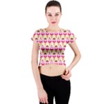 Image Crew Neck Crop Top