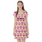 Image Short Sleeve Skater Dress