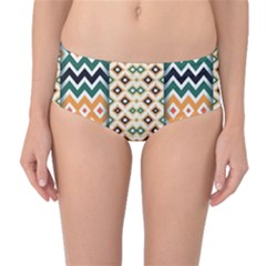 Mid-Waist Bikini Bottoms 