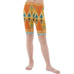 Kids  Mid Length Swim Shorts 